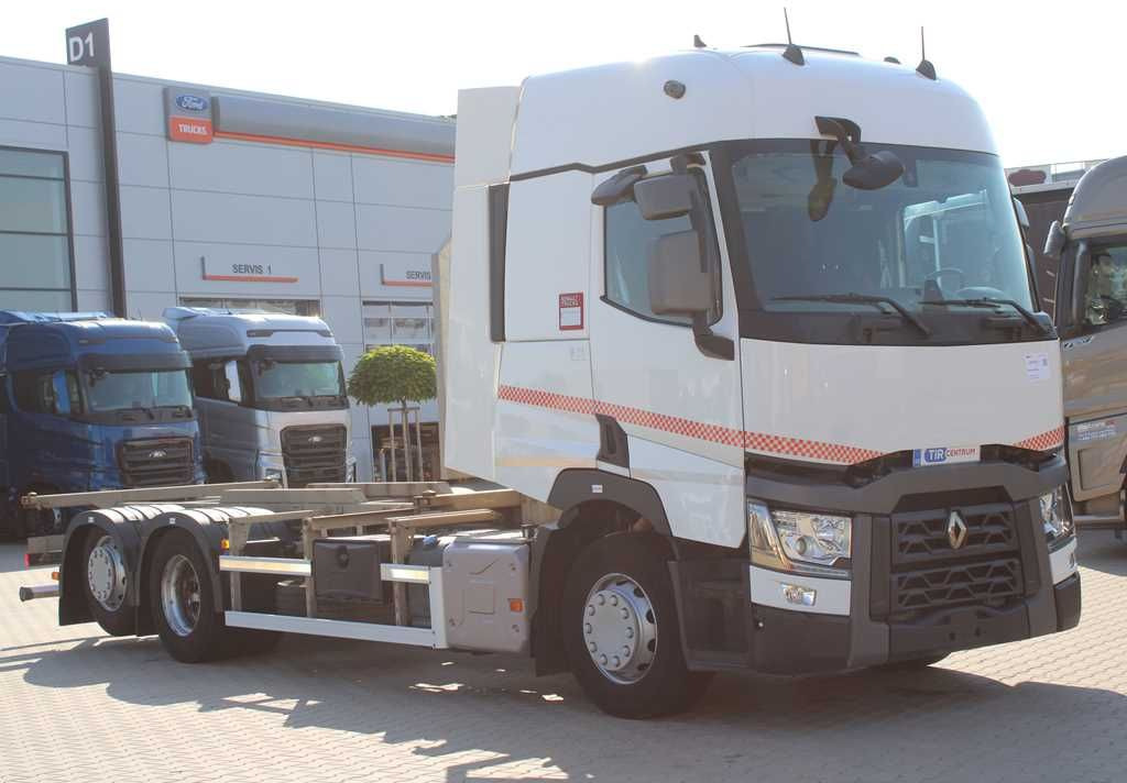 Renault T460, EURO 6, BDF, LIFTING AXLE, AIR SUSPENSIONS - Cserefelépítményes teherautó: 2 kép. Renault T460, EURO 6, BDF, LIFTING AXLE, AIR SUSPENSIONS - Cserefelépítményes teherautó: 2 kép.