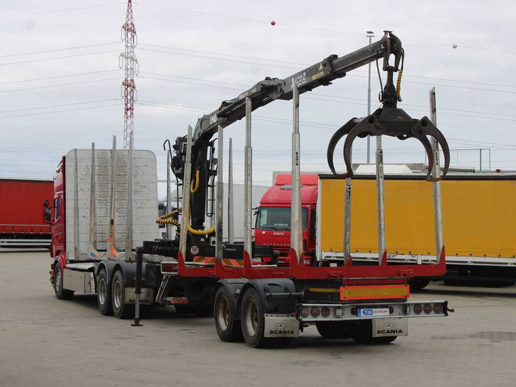 Scania R 480, HYDRAULIC ARM LHO L120Z(78), 6X4 - Rönkszállító teherautó, Darus autó: 5 kép. Scania R 480, HYDRAULIC ARM LHO L120Z(78), 6X4 - Rönkszállító teherautó, Darus autó: 5 kép.