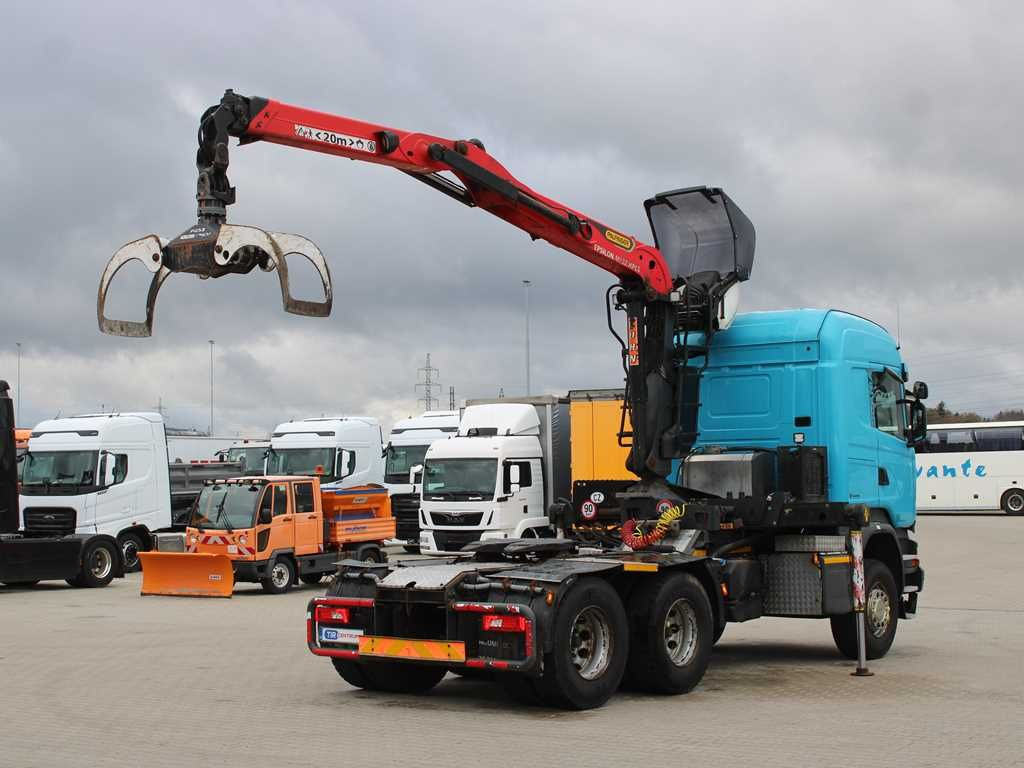 Scania R490, 6X4, EURO 6, PALFINGER EPSILON M13Z91 - Darus autó: 3 kép. Scania R490, 6X4, EURO 6, PALFINGER EPSILON M13Z91 - Darus autó: 3 kép.