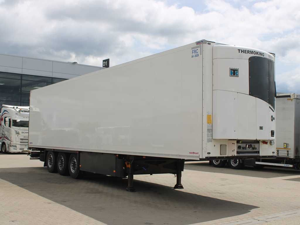 Schmitz Cargobull SCB S3B, THERMO KING SLXi 300, LIFTING AXLE - Félpótkocsi hűtős: 2 kép. Schmitz Cargobull SCB S3B, THERMO KING SLXi 300, LIFTING AXLE - Félpótkocsi hűtős: 2 kép.