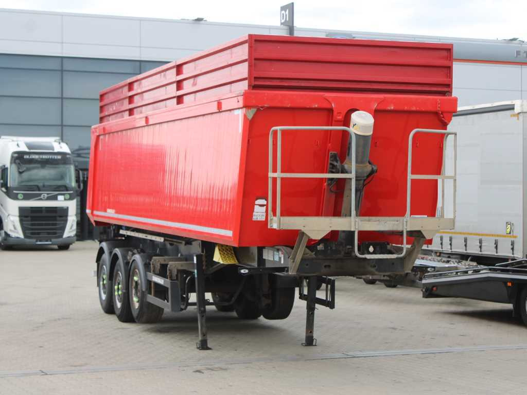 Schwarzmüller KIS 3/E, 2X LIFT AXLE, SAF, 46m³ - Félpótkocsi billenőplatós: 3 kép. Schwarzmüller KIS 3/E, 2X LIFT AXLE, SAF, 46m³ - Félpótkocsi billenőplatós: 3 kép.