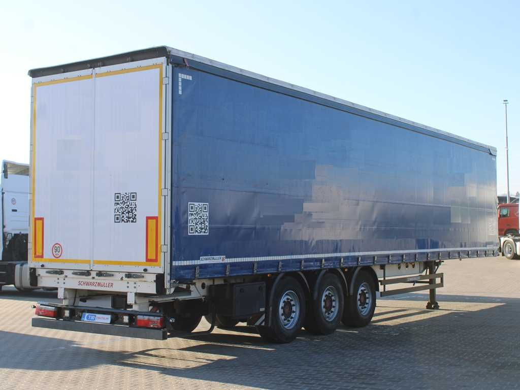 Schwarzmüller SPA 3/E, LIFTING AXLE, MULDA, MULTILOCK, SAF - Ponyvás félpótkocsi: 3 kép. Schwarzmüller SPA 3/E, LIFTING AXLE, MULDA, MULTILOCK, SAF - Ponyvás félpótkocsi: 3 kép.