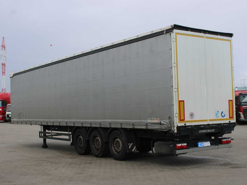 Schwarzmüller SPA 3/E, SAF AXLES, MULTILOCK, MULDA - Ponyvás félpótkocsi: 5 kép. Schwarzmüller SPA 3/E, SAF AXLES, MULTILOCK, MULDA - Ponyvás félpótkocsi: 5 kép.
