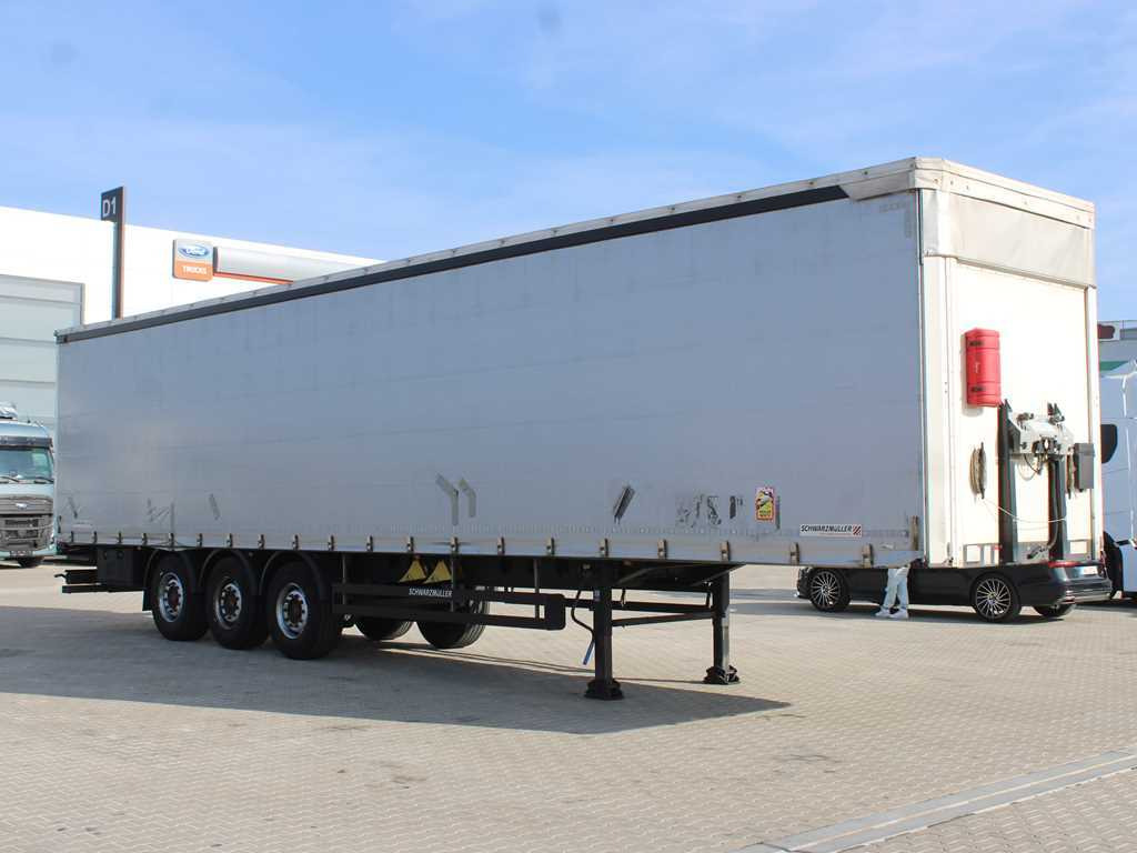 Schwarzmüller SPA 3/E, SAF, MULTILOCK, MULDA, PNEU 80% - Ponyvás félpótkocsi: 3 kép. Schwarzmüller SPA 3/E, SAF, MULTILOCK, MULDA, PNEU 80% - Ponyvás félpótkocsi: 3 kép.