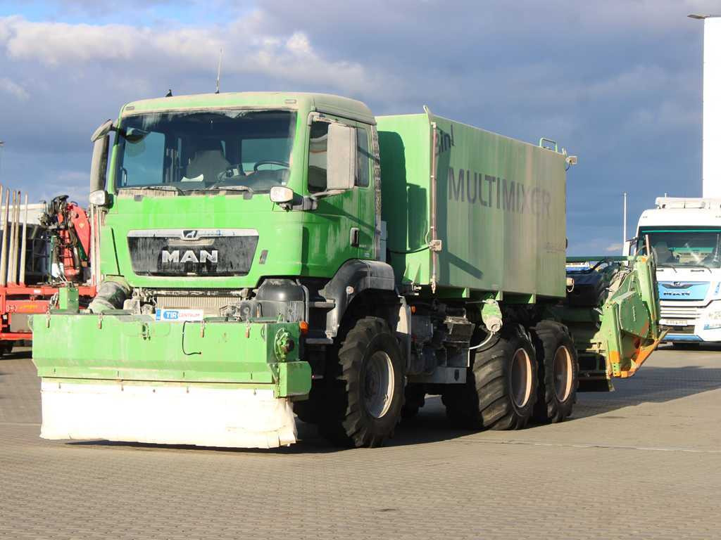 MAN TGS 18.480 6X6 + AMAG multimixer MFT3-19AIO + WIRTGEN WS 250 - Teherautó: 1 kép. MAN TGS 18.480 6X6 + AMAG multimixer MFT3-19AIO + WIRTGEN WS 250 - Teherautó: 1 kép.