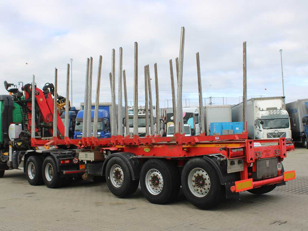 Umikov NPK 39, 2X LIFTING AXLE, SAF - Rönkszállító félpótkocsi: 3 kép. Umikov NPK 39, 2X LIFTING AXLE, SAF - Rönkszállító félpótkocsi: 3 kép.
