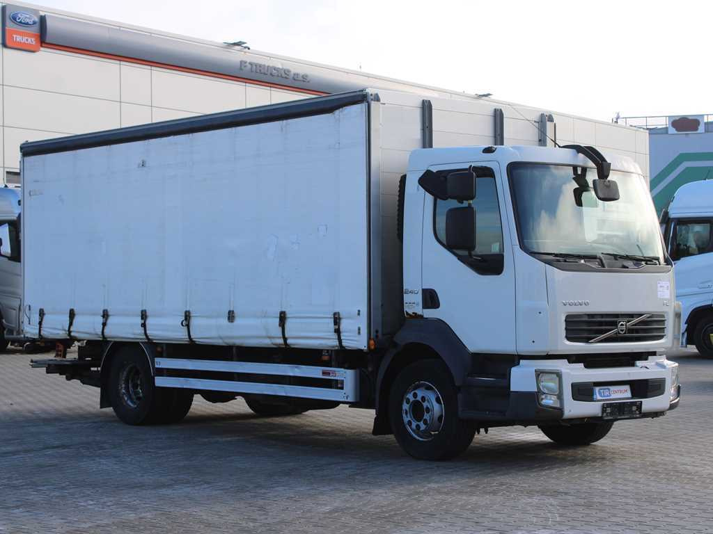 Volvo FL 240, EURO 5, HYDRAULIC FRONT, TIRES 80% - Ponyvás teherautó: 3 kép. Volvo FL 240, EURO 5, HYDRAULIC FRONT, TIRES 80% - Ponyvás teherautó: 3 kép.