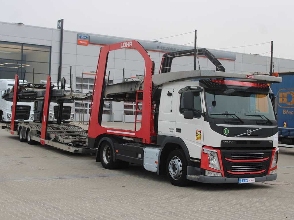 Volvo FM 460, EURO 6, VEB+, INDEPENDENT AIR CONDITIONING, + LOHR (2006) - Autószállító teherautó: 3 kép. Volvo FM 460, EURO 6, VEB+, INDEPENDENT AIR CONDITIONING, + LOHR (2006) - Autószállító teherautó: 3 kép.
