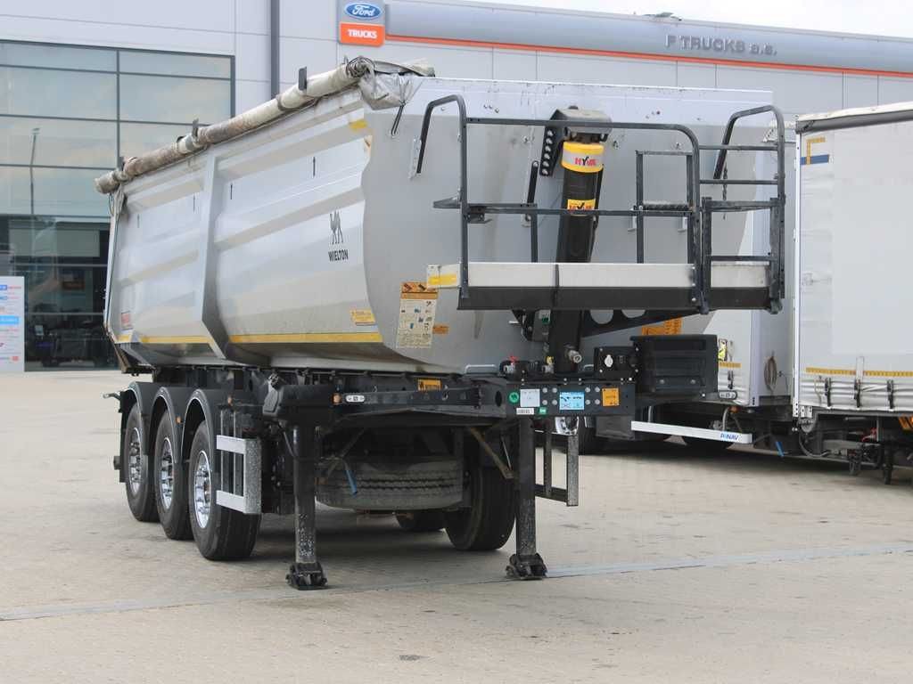 Wielton NW-3, LIFTING AXLE, SAF, HARDOX, 32m³ - Félpótkocsi billenőplatós: 2 kép. Wielton NW-3, LIFTING AXLE, SAF, HARDOX, 32m³ - Félpótkocsi billenőplatós: 2 kép.