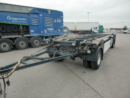 Gföllner Abrollanhänger AP 140C 2-achsig - Multiliftes/ Konténerszállító pótkocsi: 1 kép. Gföllner Abrollanhänger AP 140C 2-achsig - Multiliftes/ Konténerszállító pótkocsi: 1 kép.