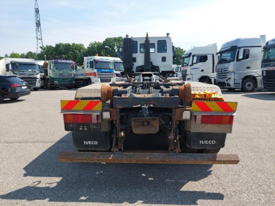 Iveco 8x4 Meiller Abroller, Automatik, E6, Retarder, - Horgos rakodó teherautó, Darus autó: 5 kép. Iveco 8x4 Meiller Abroller, Automatik, E6, Retarder, - Horgos rakodó teherautó, Darus autó: 5 kép.