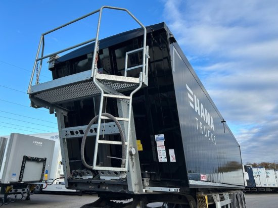 Kempf SKM AK 39 Alu-Kastenmulde 55m³ Rollplane - Félpótkocsi billenőplatós: 2 kép. Kempf SKM AK 39 Alu-Kastenmulde 55m³ Rollplane - Félpótkocsi billenőplatós: 2 kép.