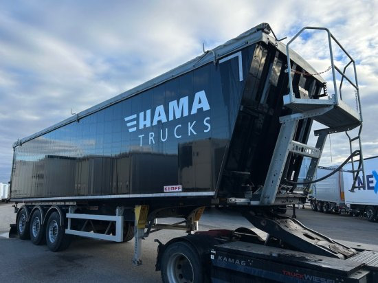 Kempf SKM AK 39 Alu-Kastenmulde 55m³ Rollplane - Félpótkocsi billenőplatós: 4 kép. Kempf SKM AK 39 Alu-Kastenmulde 55m³ Rollplane - Félpótkocsi billenőplatós: 4 kép.