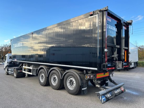 Félpótkocsi billenőplatós Kempf SKM AK 39 Alu-Kastenmulde 55m³ Rollplane: 8 kép.