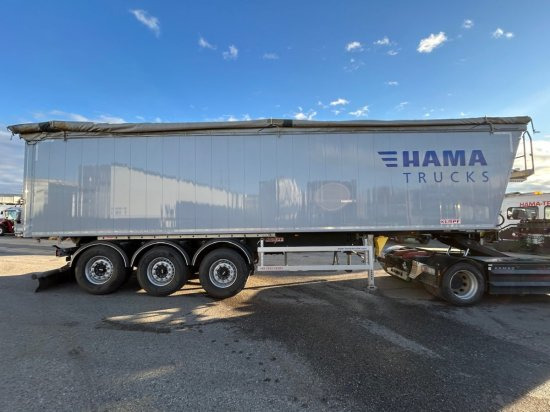 Kempf SKM AK 39 Alu-Kastenmulde 55m³ Rollplane - Félpótkocsi billenőplatós: 5 kép. Kempf SKM AK 39 Alu-Kastenmulde 55m³ Rollplane - Félpótkocsi billenőplatós: 5 kép.