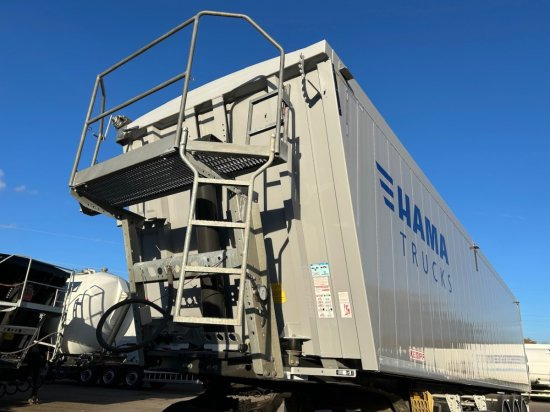 Kempf SKM AK 39 Alu-Kastenmulde 55m³ Rollplane - Félpótkocsi billenőplatós: 2 kép. Kempf SKM AK 39 Alu-Kastenmulde 55m³ Rollplane - Félpótkocsi billenőplatós: 2 kép.