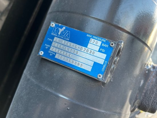 Félpótkocsi billenőplatós Kempf SKM AK 39 Alu-Kastenmulde 55m³ Rollplane: 10 kép.