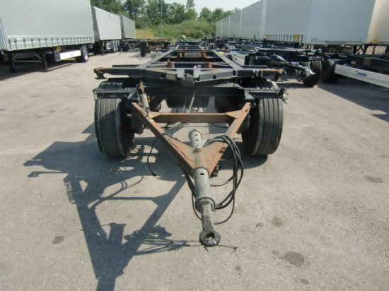 Krone AZ, Standard-Lafette, BPW-Achsen - Pótkocsi cserefelépítményes: 2 kép. Krone AZ, Standard-Lafette, BPW-Achsen - Pótkocsi cserefelépítményes: 2 kép.