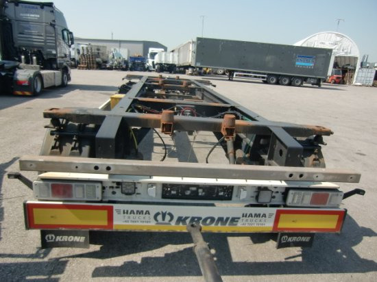 Krone AZ, Standard-Lafette, BPW-Achsen - Pótkocsi cserefelépítményes: 5 kép. Krone AZ, Standard-Lafette, BPW-Achsen - Pótkocsi cserefelépítményes: 5 kép.