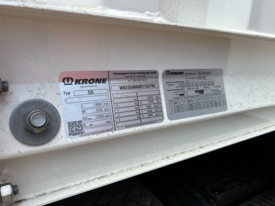 Krone SDK27 Dryliner  Koffer Auflieger, Zurschienen, Mehrere Einheiten verfügbar - Félpótkocsi dobozos: 5 kép. Krone SDK27 Dryliner  Koffer Auflieger, Zurschienen, Mehrere Einheiten verfügbar - Félpótkocsi dobozos: 5 kép.