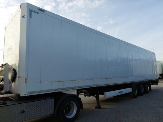 Krone SDK27 Kofferauflieger, Liftachse - Félpótkocsi dobozos: 3 kép. Krone SDK27 Kofferauflieger, Liftachse - Félpótkocsi dobozos: 3 kép.