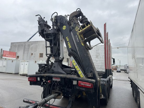 MAN TGS 33.510 BL 6x4, Intarder, Holztransporter, LIV 120Z - Rönkszállító teherautó, Darus autó: 4 kép. MAN TGS 33.510 BL 6x4, Intarder, Holztransporter, LIV 120Z - Rönkszállító teherautó, Darus autó: 4 kép.