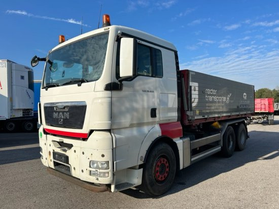 MAN TGX 26.400 Kipper, Retarder, E5 + EEV, Getreideschieber - Billenőplatós teherautó: 1 kép. MAN TGX 26.400 Kipper, Retarder, E5 + EEV, Getreideschieber - Billenőplatós teherautó: 1 kép.