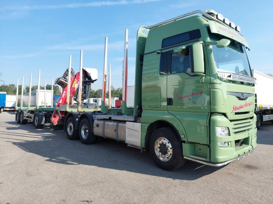 MAN TGX 26.500 6x4x4 Holztransporter, Motor Neu OHNE ANHÄNGER - Rönkszállító teherautó, Darus autó: 2 kép. MAN TGX 26.500 6x4x4 Holztransporter, Motor Neu OHNE ANHÄNGER - Rönkszállító teherautó, Darus autó: 2 kép.