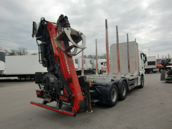 MAN TGX 33.580 BL 6x4, Intarder, Holztransporter, - Rönkszállító teherautó, Darus autó: 4 kép. MAN TGX 33.580 BL 6x4, Intarder, Holztransporter, - Rönkszállító teherautó, Darus autó: 4 kép.