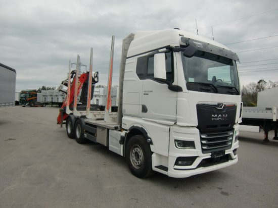 MAN TGX 33.580 BL 6x4, Intarder, Holztransporter, - Rönkszállító teherautó, Darus autó: 3 kép. MAN TGX 33.580 BL 6x4, Intarder, Holztransporter, - Rönkszállító teherautó, Darus autó: 3 kép.