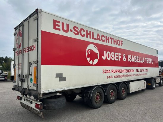 Menci Fleischkühler Rohrbahnen, Liftachse, BPW, light weight - Félpótkocsi hőszigetelt: 2 kép. Menci Fleischkühler Rohrbahnen, Liftachse, BPW, light weight - Félpótkocsi hőszigetelt: 2 kép.