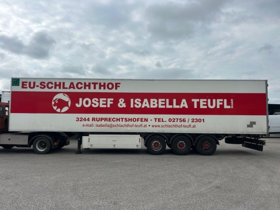 Menci Fleischkühler Rohrbahnen, Liftachse, BPW, light weight - Félpótkocsi hőszigetelt: 5 kép. Menci Fleischkühler Rohrbahnen, Liftachse, BPW, light weight - Félpótkocsi hőszigetelt: 5 kép.