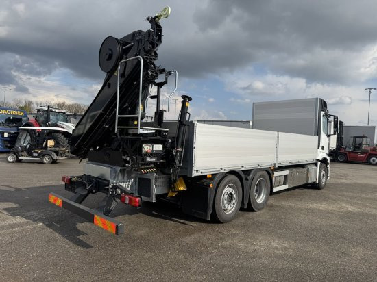 Platós teherautó, Darus autó Mercedes-Benz Actros 2653, Retarder, Pritsche, Hiab Hipro 232 ES5: 6 kép.