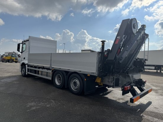 Mercedes-Benz Actros 2653, Retarder, Pritsche, Hiab Hipro 232 ES5 - Platós teherautó, Darus autó: 4 kép. Mercedes-Benz Actros 2653, Retarder, Pritsche, Hiab Hipro 232 ES5 - Platós teherautó, Darus autó: 4 kép.