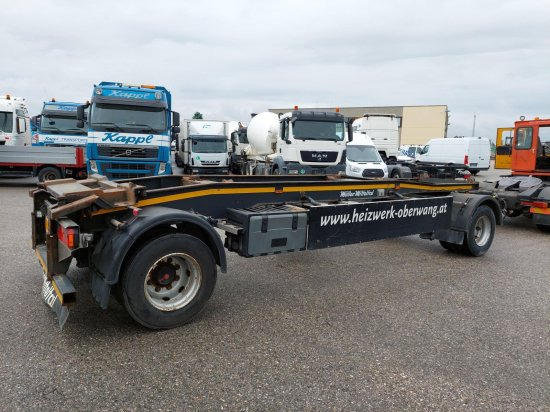 Müller-Mitteltal ,Abrollanhänger - Multiliftes/ Konténerszállító pótkocsi: 4 kép. Müller-Mitteltal ,Abrollanhänger - Multiliftes/ Konténerszállító pótkocsi: 4 kép.