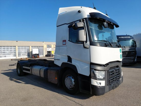 Renault T430 BDF-Wechselfahrgestell, 4x2 LL, EURO6, VEB+ - Cserefelépítményes teherautó: 3 kép. Renault T430 BDF-Wechselfahrgestell, 4x2 LL, EURO6, VEB+ - Cserefelépítményes teherautó: 3 kép.