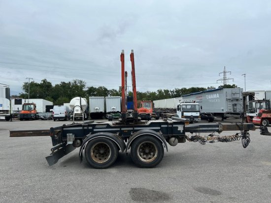 Ressenig 2-Achs Holztransporter ausziehbar - Rönkszállító pótkocsi: 4 kép. Ressenig 2-Achs Holztransporter ausziehbar - Rönkszállító pótkocsi: 4 kép.