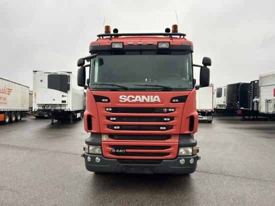 Scania R440 6x2 Abroller, Schalter ,Retarder, E5, lenk,lift Hyva Lift, OHNE AUFBAU - Horgos rakodó teherautó, Darus autó: 2 kép. Scania R440 6x2 Abroller, Schalter ,Retarder, E5, lenk,lift Hyva Lift, OHNE AUFBAU - Horgos rakodó teherautó, Darus autó: 2 kép.