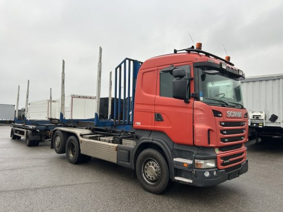 Scania R440 6x2 Abroller, Schalter ,Retarder, E5, lenk,lift Hyva Lift, OHNE AUFBAU - Horgos rakodó teherautó, Darus autó: 1 kép. Scania R440 6x2 Abroller, Schalter ,Retarder, E5, lenk,lift Hyva Lift, OHNE AUFBAU - Horgos rakodó teherautó, Darus autó: 1 kép.