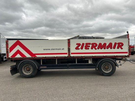 Scheuwimmer Baustoffanhänger - Platós pótkocsi: 3 kép. Scheuwimmer Baustoffanhänger - Platós pótkocsi: 3 kép.