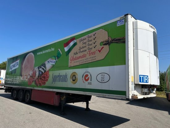 Schmitz SCB S3B SKO24, Kühlauflieger, TK SLXe 400, Liftachse, Fleischbahnen - Félpótkocsi hőszigetelt: 3 kép. Schmitz SCB S3B SKO24, Kühlauflieger, TK SLXe 400, Liftachse, Fleischbahnen - Félpótkocsi hőszigetelt: 3 kép.