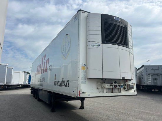 Schmitz SCB Tiefkühler, Carrier Vector 1550 Aggregat ,Doppelstock - Félpótkocsi hőszigetelt: 3 kép. Schmitz SCB Tiefkühler, Carrier Vector 1550 Aggregat ,Doppelstock - Félpótkocsi hőszigetelt: 3 kép.