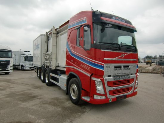 Volvo FH 500 8X4*4 Euro 6, Retarder, Tierkörpertransport Voll Luft - Teherautó: 1 kép. Volvo FH 500 8X4*4 Euro 6, Retarder, Tierkörpertransport Voll Luft - Teherautó: 1 kép.