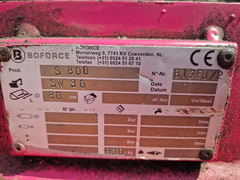Boforce S800 roterende sorteergrijper - Polip kanál - Építőipari gépek: 2 kép. Boforce S800 roterende sorteergrijper - Polip kanál - Építőipari gépek: 2 kép.