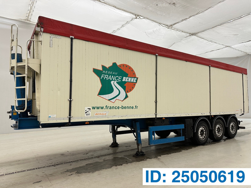 Félpótkocsi billenőplatós Benalu 60 cub in alu: 1 kép.