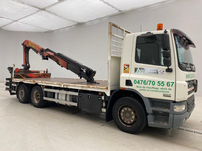 DAF CF75.250 - 6x2 - Platós teherautó, Darus autó: 3 kép. DAF CF75.250 - 6x2 - Platós teherautó, Darus autó: 3 kép.