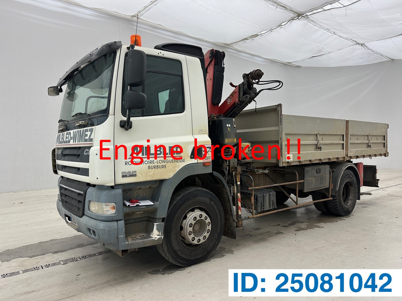DAF CF85.360 - Billenőplatós teherautó, Darus autó: 1 kép. DAF CF85.360 - Billenőplatós teherautó, Darus autó: 1 kép.