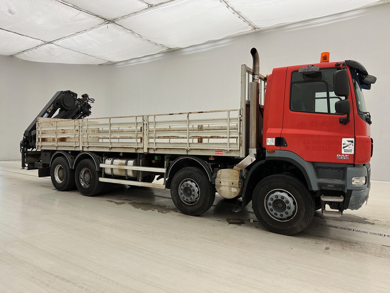 DAF CF85.410 - 8x4 - Platós teherautó, Darus autó: 3 kép. DAF CF85.410 - 8x4 - Platós teherautó, Darus autó: 3 kép.