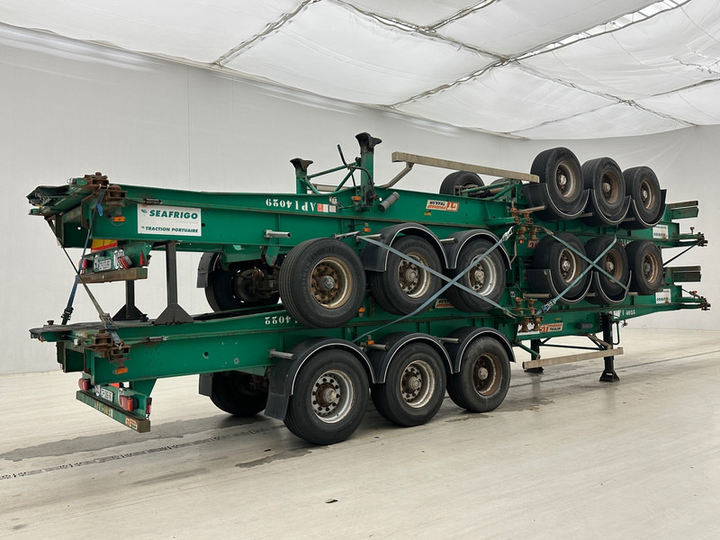 GT Trailers 4 x Skelet 2 x 20-40 ft* - Félpótkocsi cserefelépítményes: 4 kép. GT Trailers 4 x Skelet 2 x 20-40 ft* - Félpótkocsi cserefelépítményes: 4 kép.