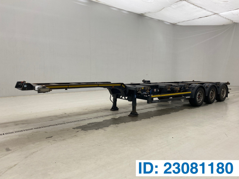 Kögel Polyvalent skelet 20-30-40 ft - Félpótkocsi cserefelépítményes: 1 kép. Kögel Polyvalent skelet 20-30-40 ft - Félpótkocsi cserefelépítményes: 1 kép.